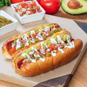 The Green Chili & Guacamole Dog