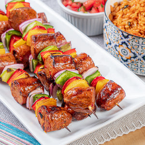 Chicken Fajita Sausage Skewers