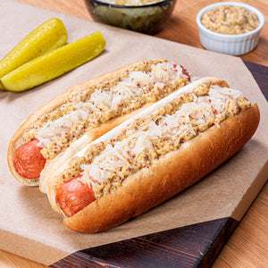 The Spicy Brown & Sauerkraut Dog